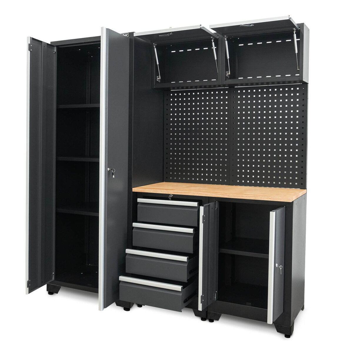 Weber Workshop Cabinet System 450 8 pcs - Complete Storage Solution