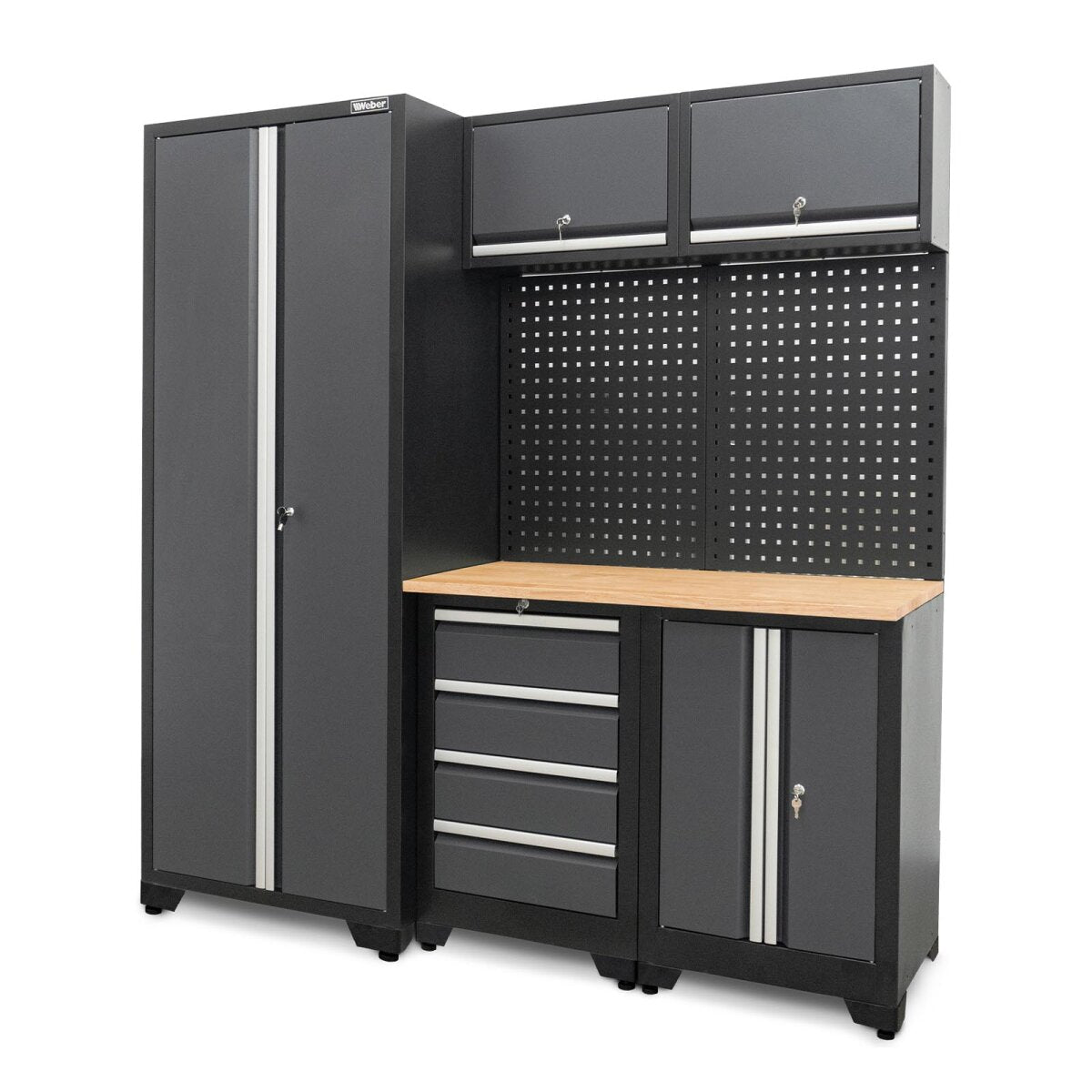 Weber Workshop Cabinet System 450 8 pcs - Complete Storage Solution