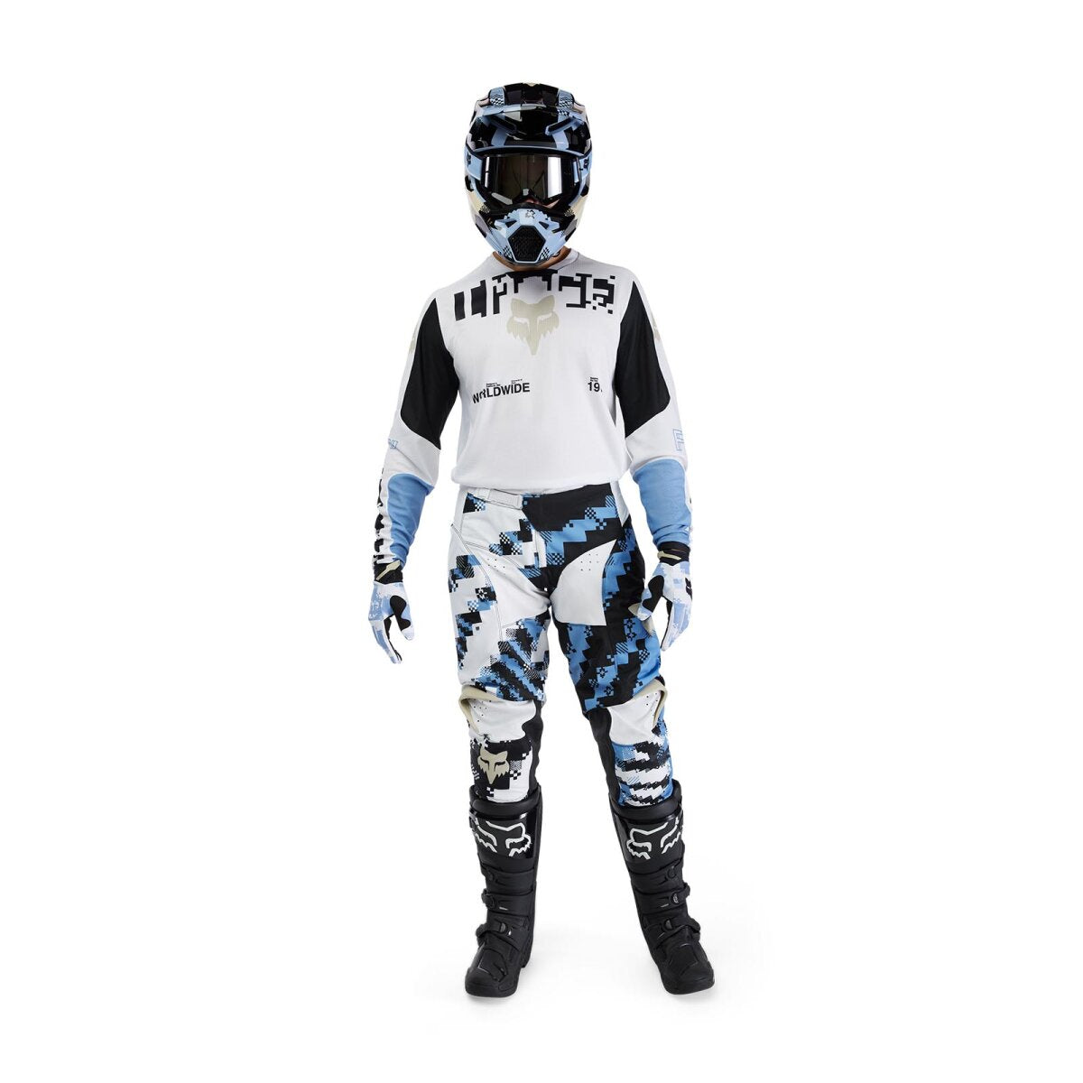 FOX 180 DIGI Image Combo white/blue