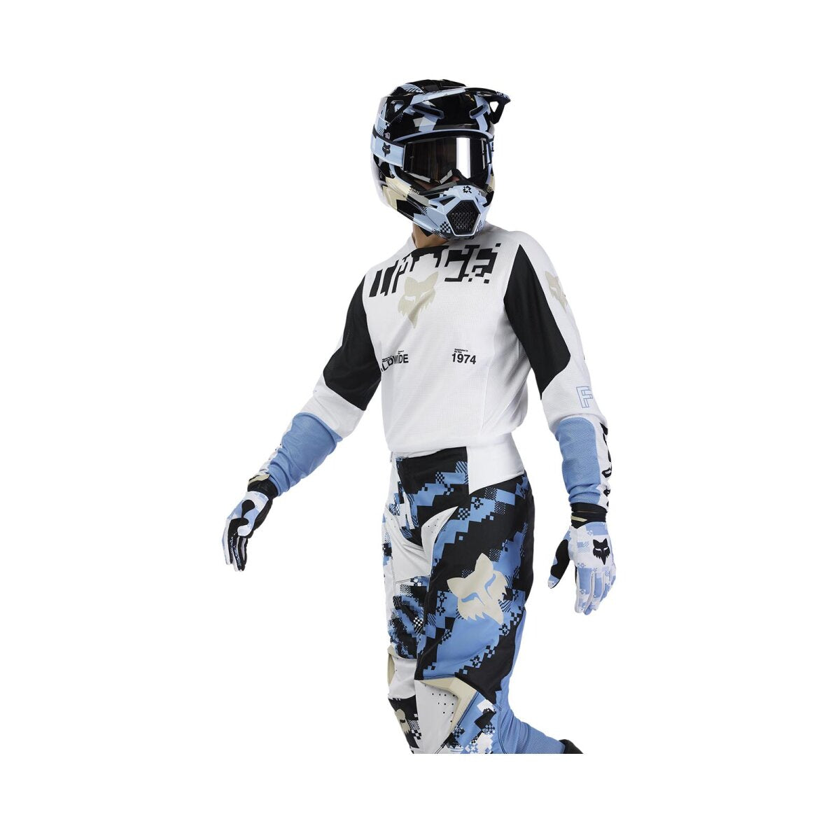 FOX 180 DIGI Image Combo white/blue