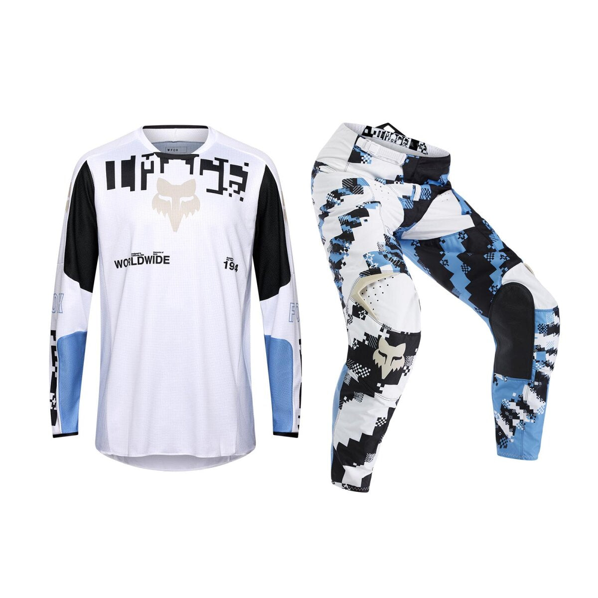 FOX 180 DIGI Image Combo white/blue