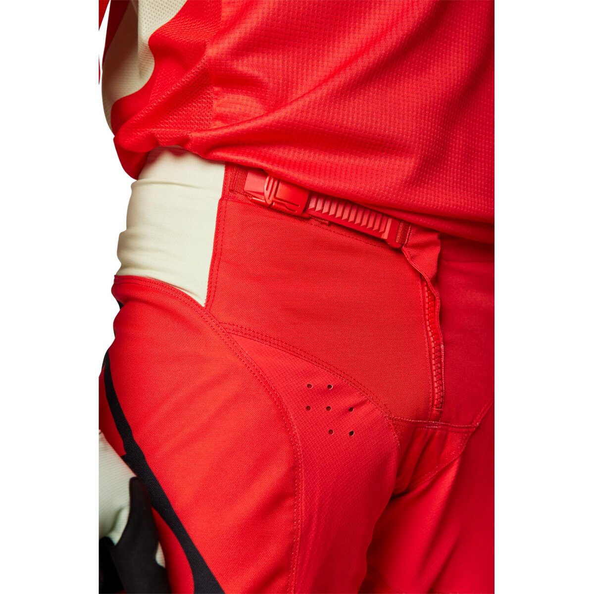 FOX 180 Xpozr bukser rød/sort/beige