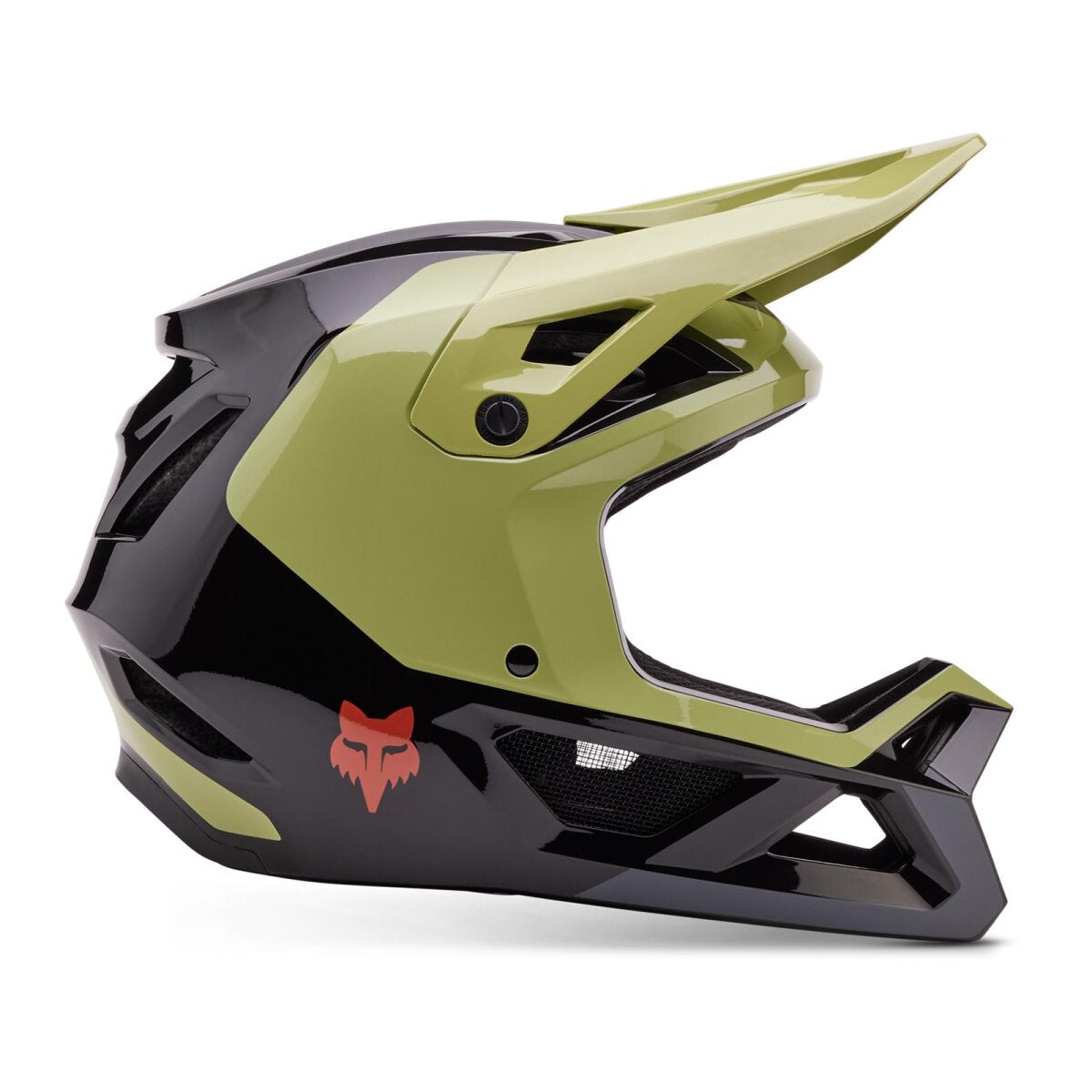 FOX mountainbikehjelm Rampage Barge CE/CPSC sort/grøn