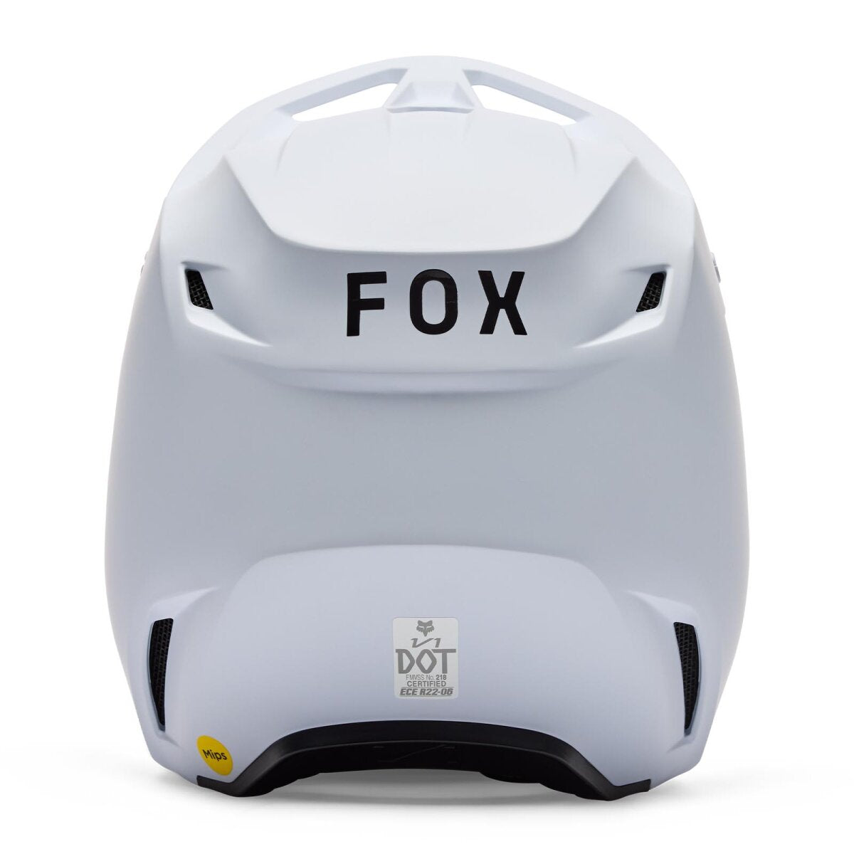 FOX V1 Matte Helmet Teens white