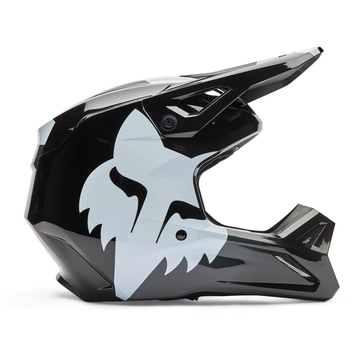 FOX V1 Shield hjelm sort/hvid