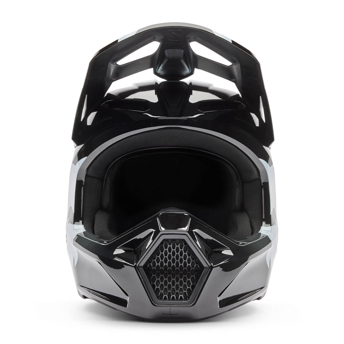 FOX V1 Shield hjelm sort/hvid