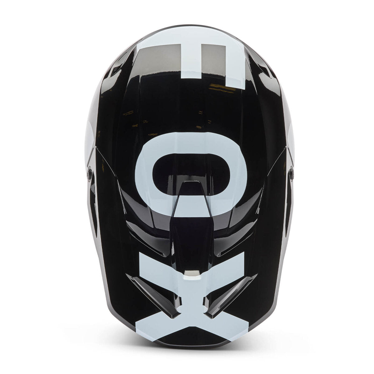FOX V1 Shield hjelm sort/hvid