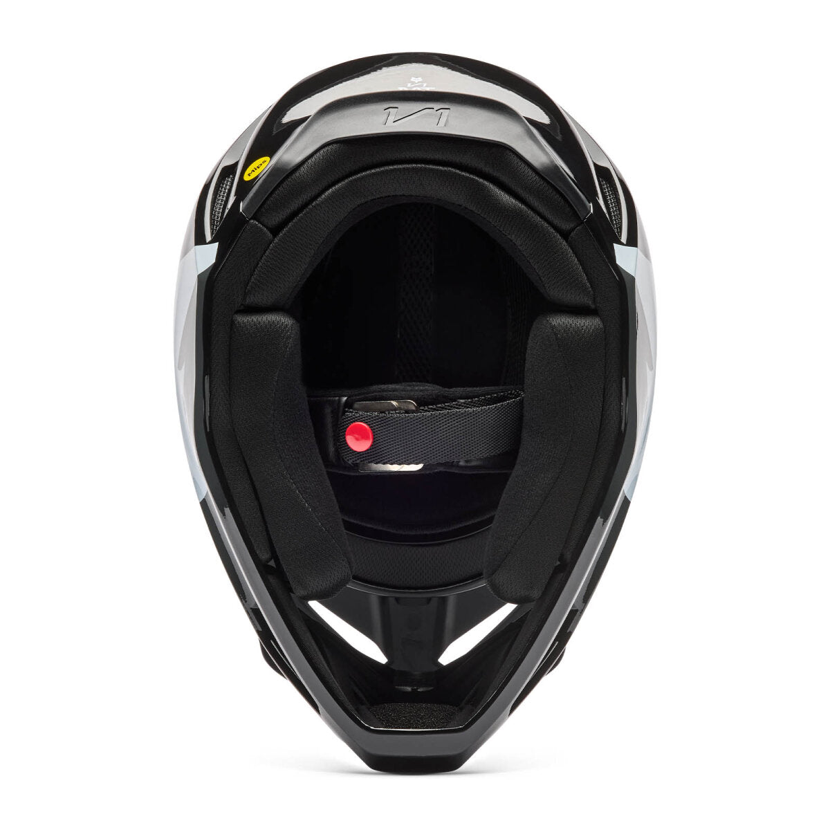 FOX V1 Shield hjelm sort/hvid