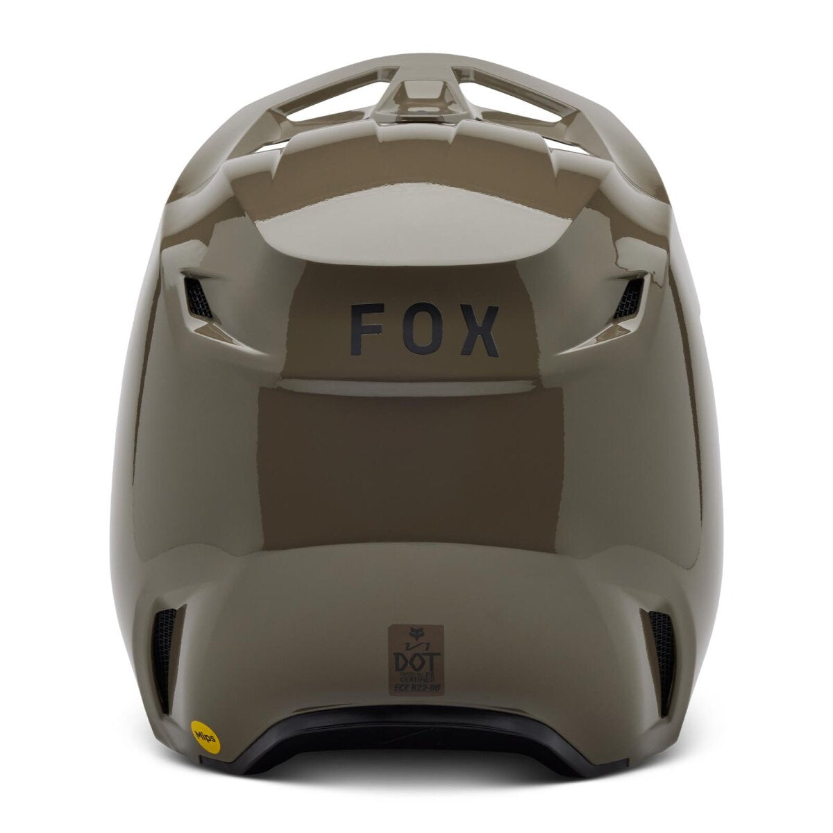 FOX V1 Solid -kypärä ruskea