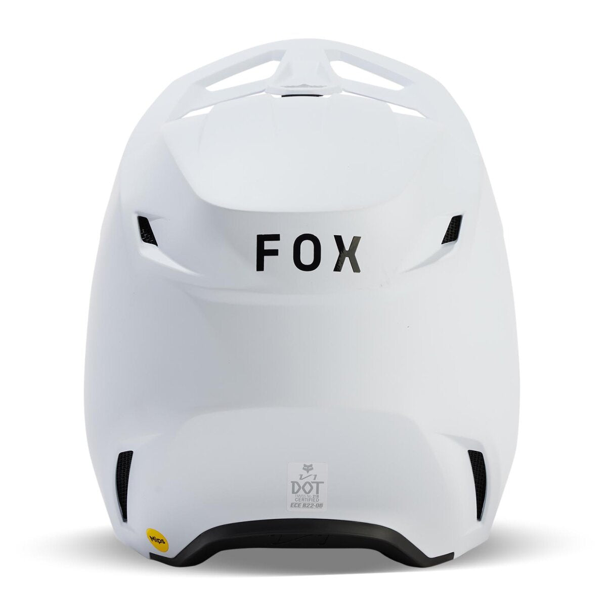 FOX V1 Solid hjelm hvid
