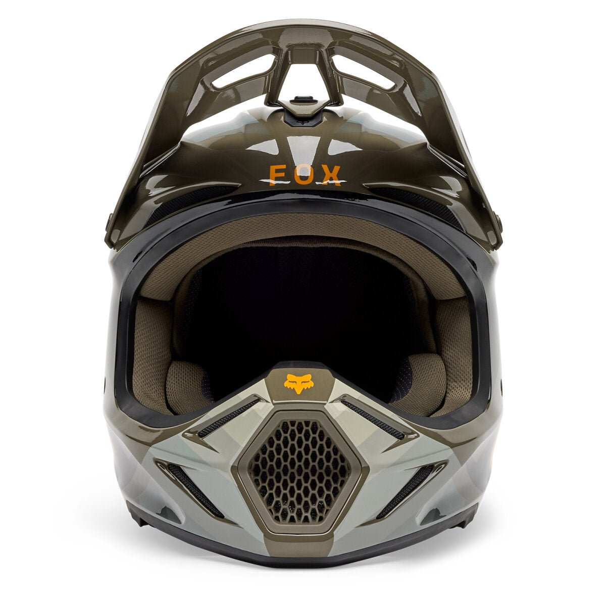 FOX V3 Fade hjelm brun/sort