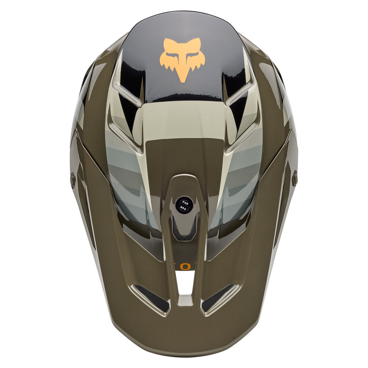 FOX V3 Fade hjelm brun/sort