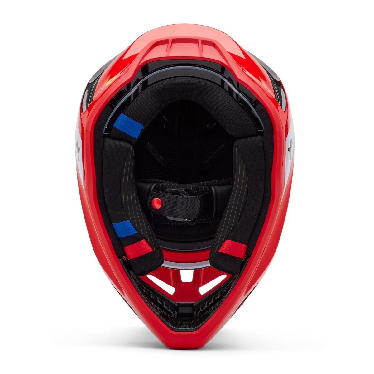 FOX V3 RS Infinite helmet flu red