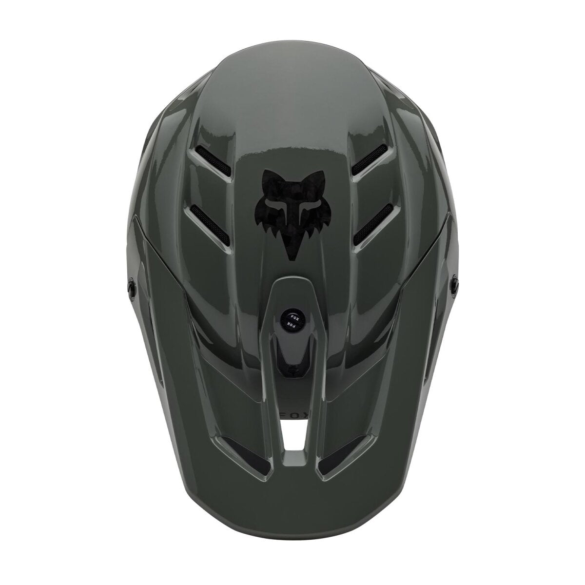 FOX V3 RS Solid Carbon hjelm grå