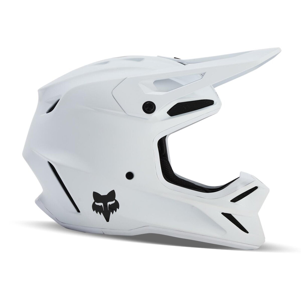 FOX V3 RS Solid hjelm mat hvid