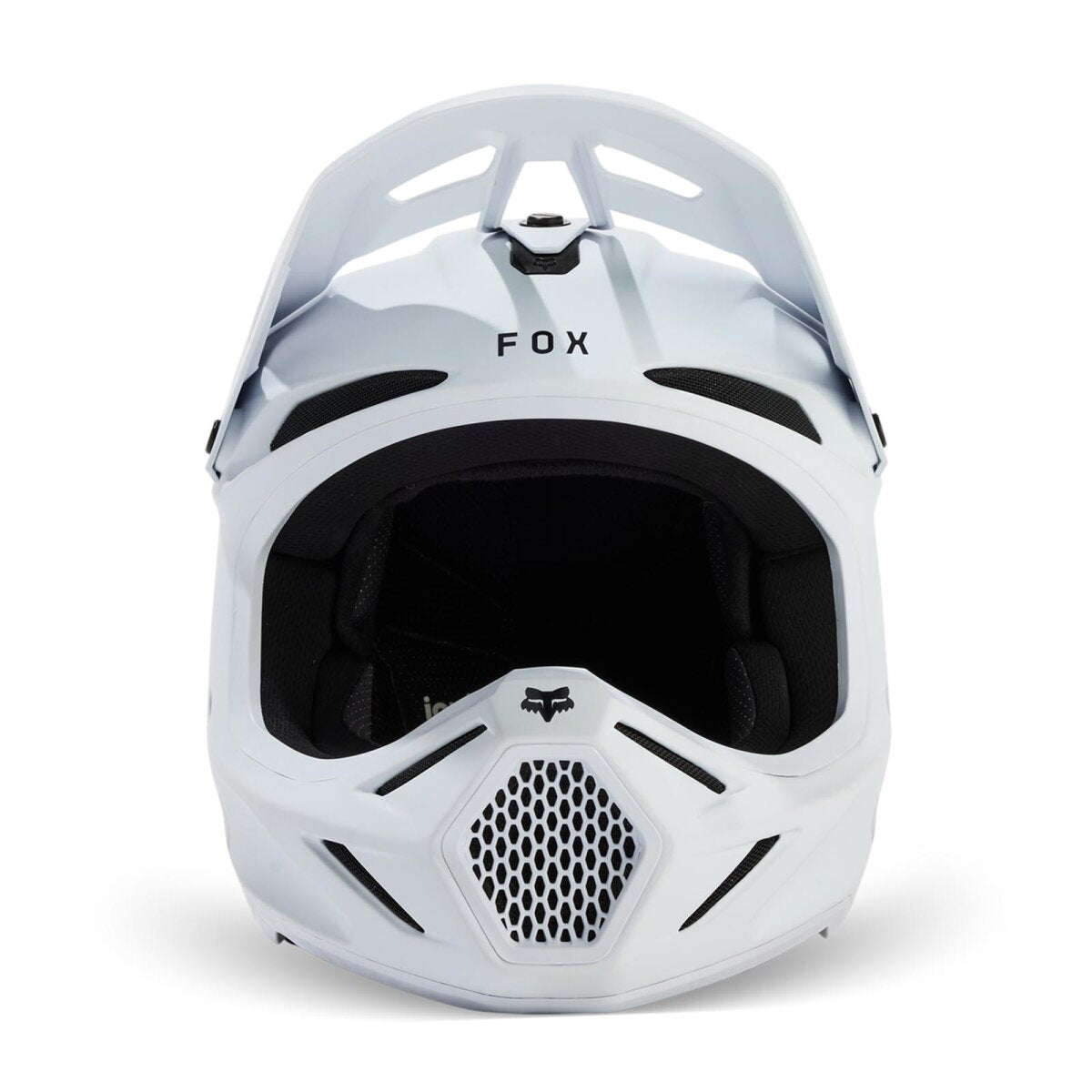 FOX V3 RS Solid hjelm mat hvid