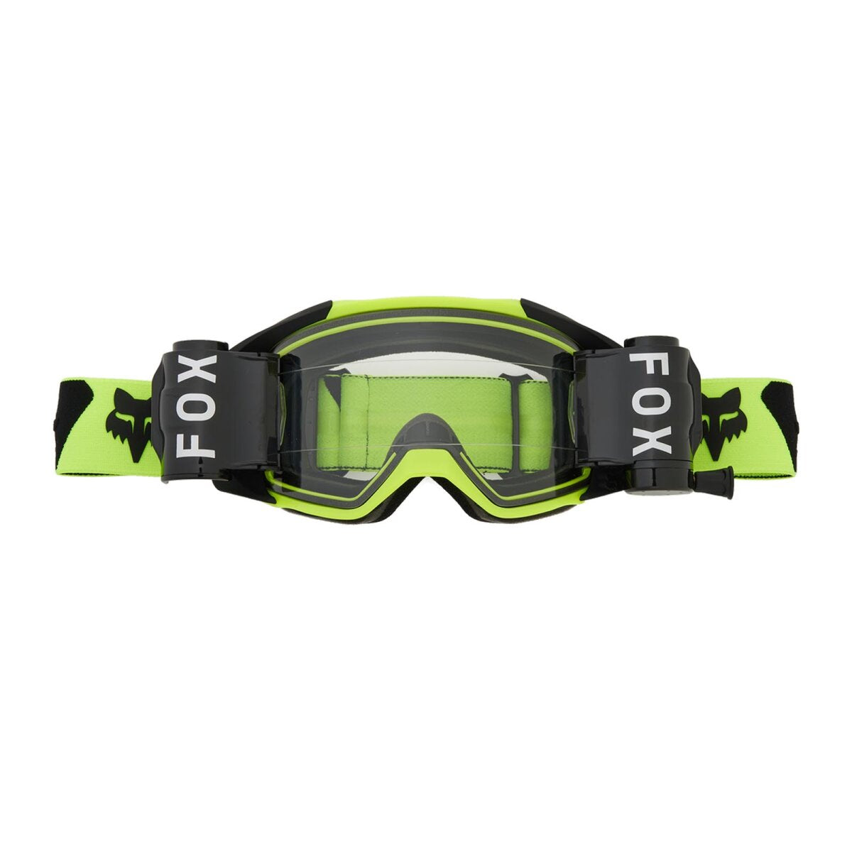FOX Vue Roll Off goggles sort/gul