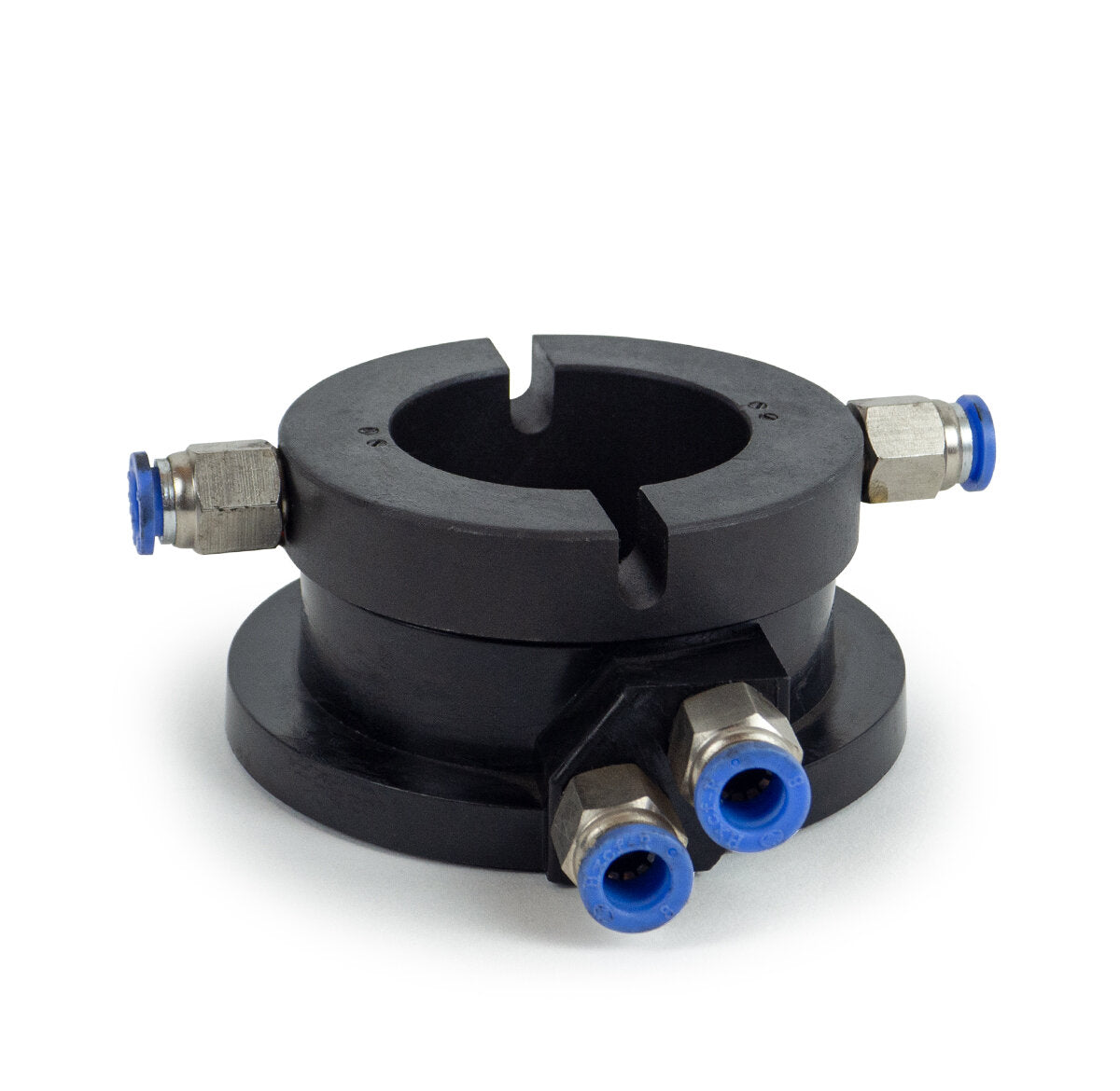 Air distributor under turntable