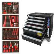 Weber Workshop Trolley 154 pcs - Compact Mobile Tool Set
