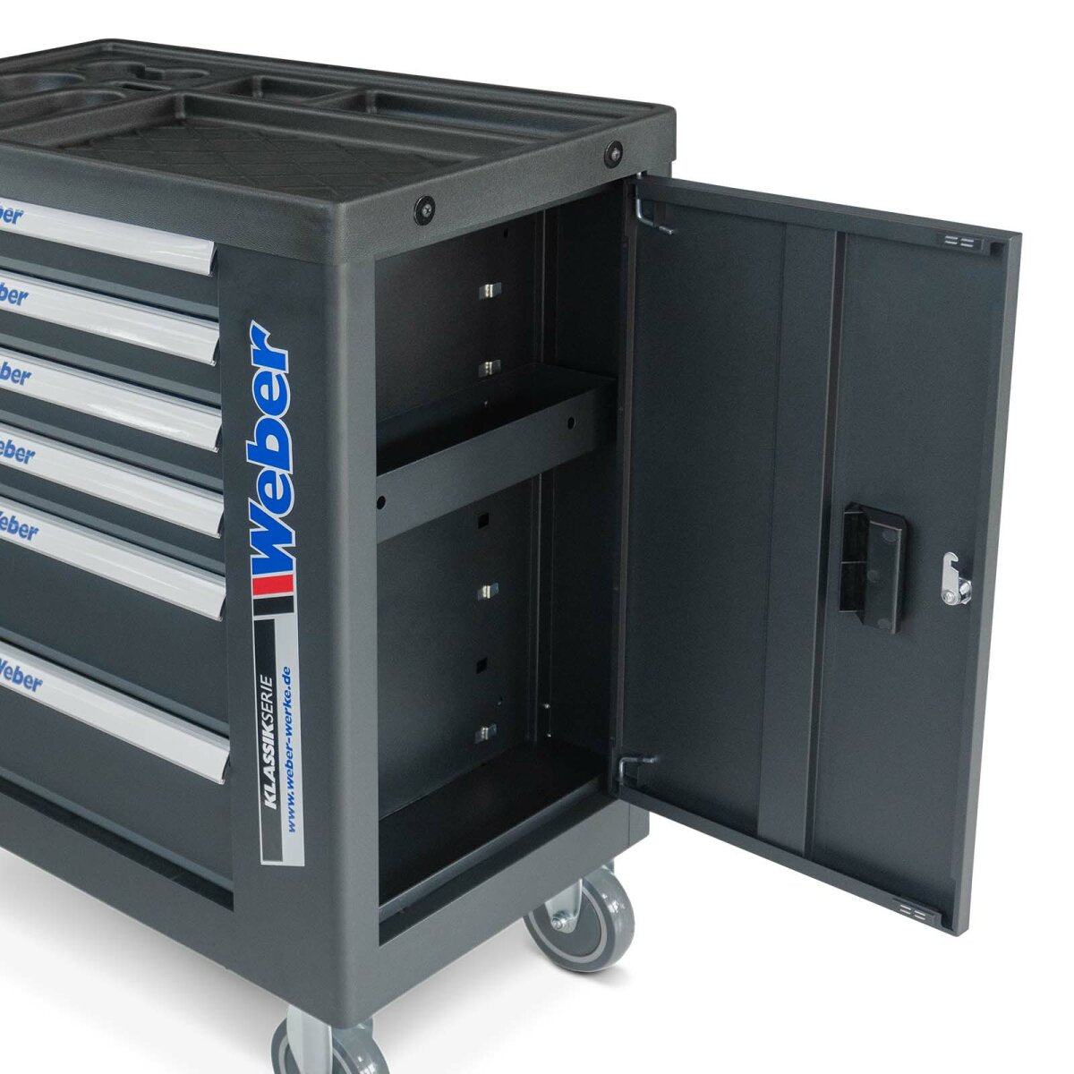 Weber Workshop Trolley 154 pcs - Compact Mobile Tool Set