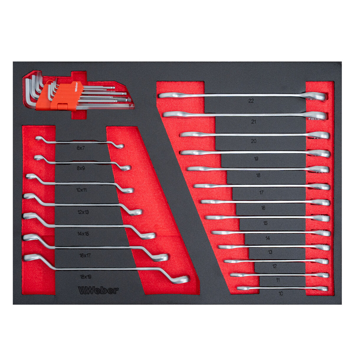 Weber Workshop Trolley 230 pcs - Mobile Tool Cabinet Complete Set