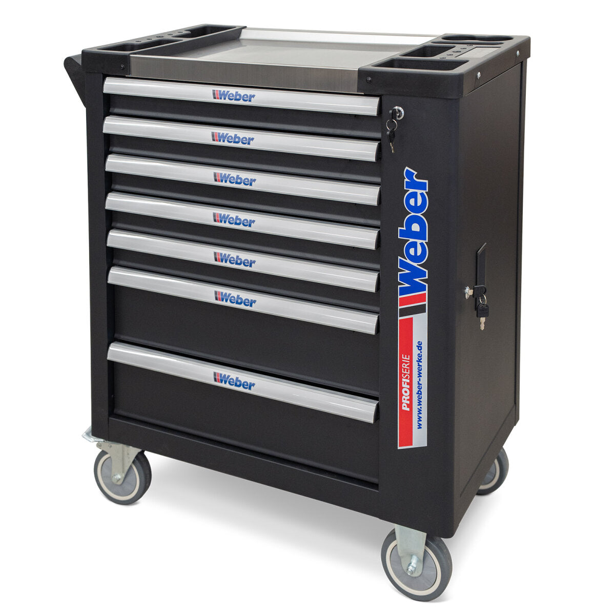 Weber Workshop Trolley 230 pcs - Mobile Tool Cabinet Complete Set