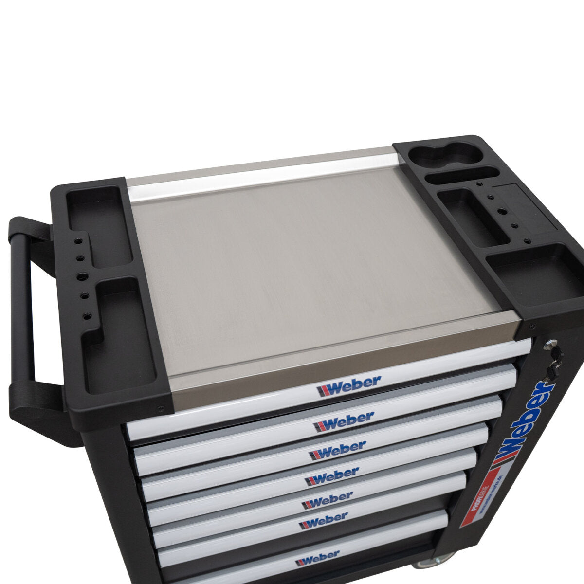 Weber Workshop Trolley 230 pcs - Mobile Tool Cabinet Complete Set