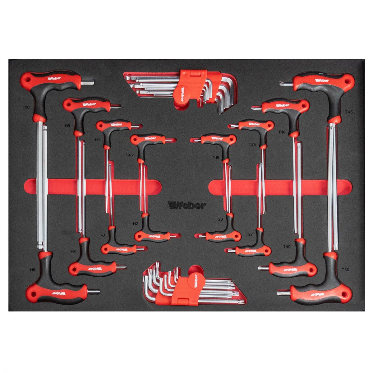 Weber Workshop Trolley 300 pcs Lockable - Professional Tool Cabinet