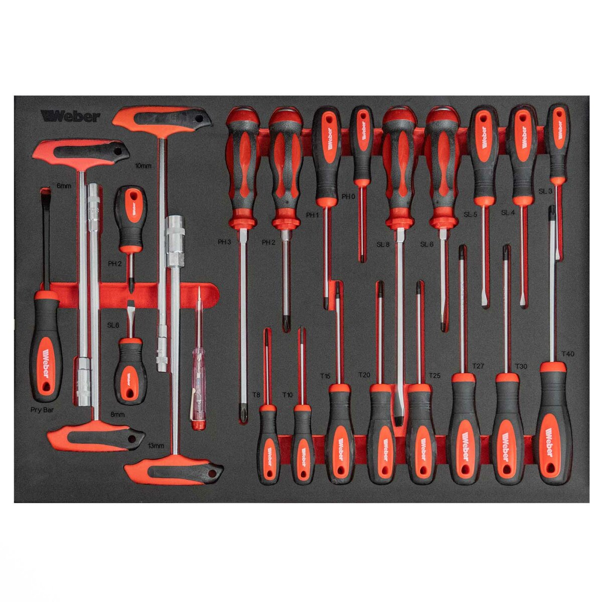 Weber Workshop Trolley 300 pcs Lockable - Professional Tool Cabinet