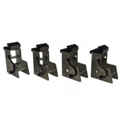 Motorcycle clamping jaws for balloon Tires on quads and bikes (set)
