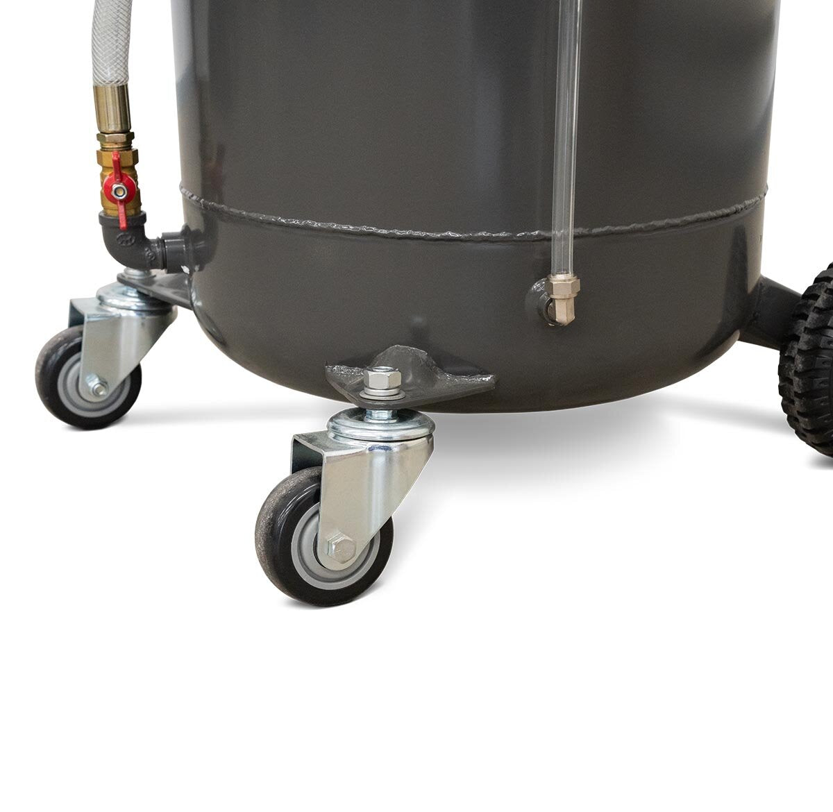 Oil Collection Container with suction function and glass measuring container 85 l