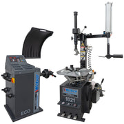 Weber Tire Machine STM-102 + Wheel Balancer ECO - Complete Package
