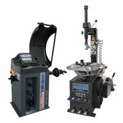 Car Tire Changer Weber 1021 and Wheel Balancer Weber STW-202