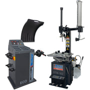Car Tire Changer Weber STM-102 and Wheel Balancer Weber "ECO" including right-hand mounting arm