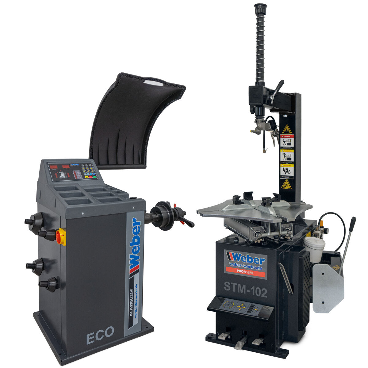 Weber Tire Machine STM-122 + Wheel Balancer STW-202 - Complete Package