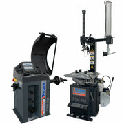 Car Tire Changer Weber STM-102 and Wheel Balancer Weber STW-202 including right-hand mounting arm