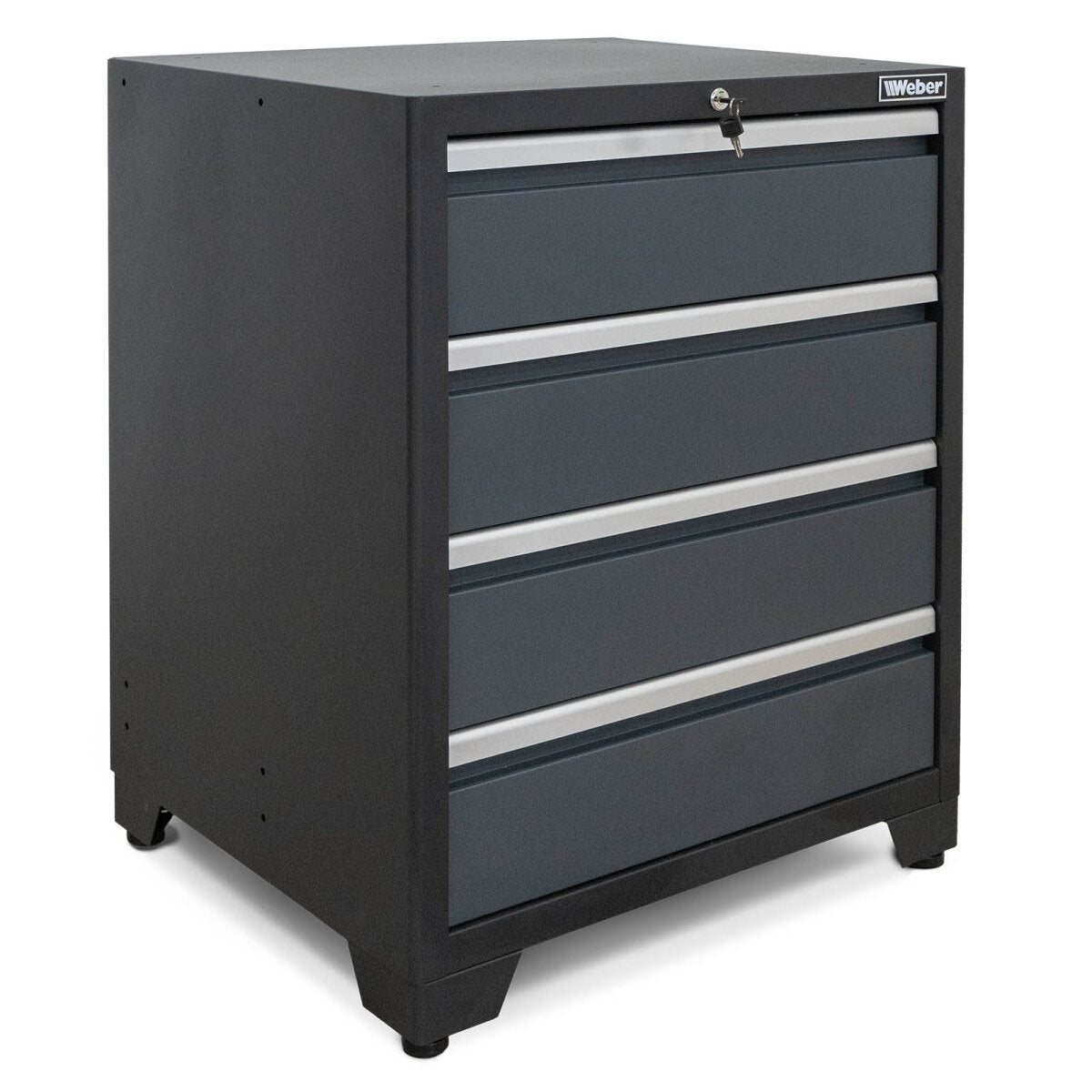 Professional Tool Cabinet series 610 with 4 drawers, gray