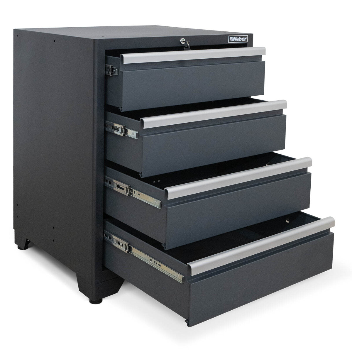 Professional Tool Cabinet series 610 with 4 drawers, gray
