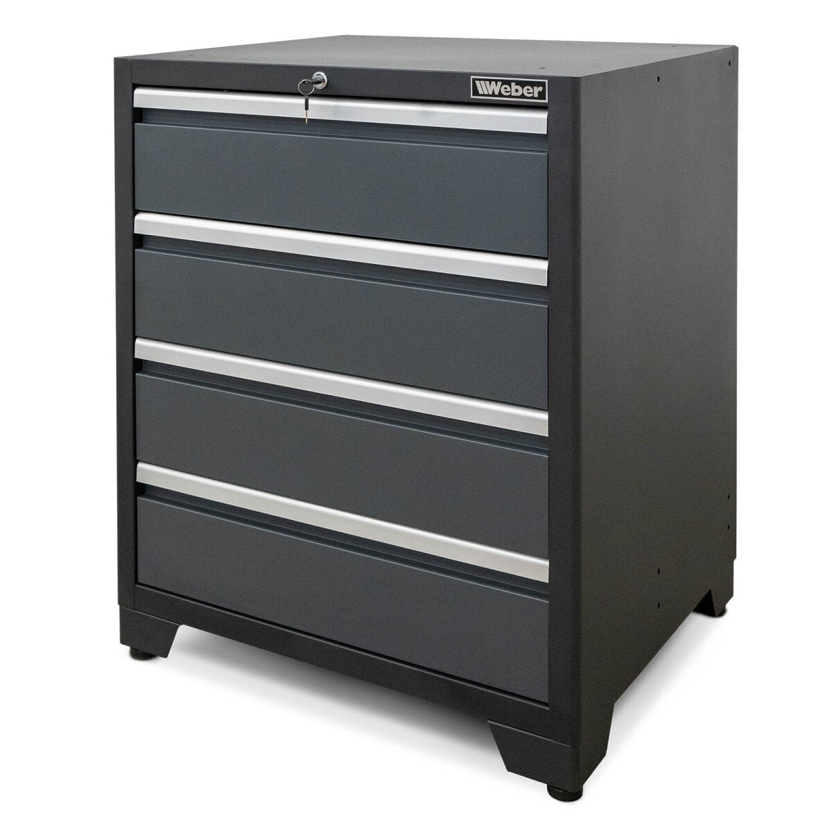 Professional Tool Cabinet series 610 with 4 drawers, gray