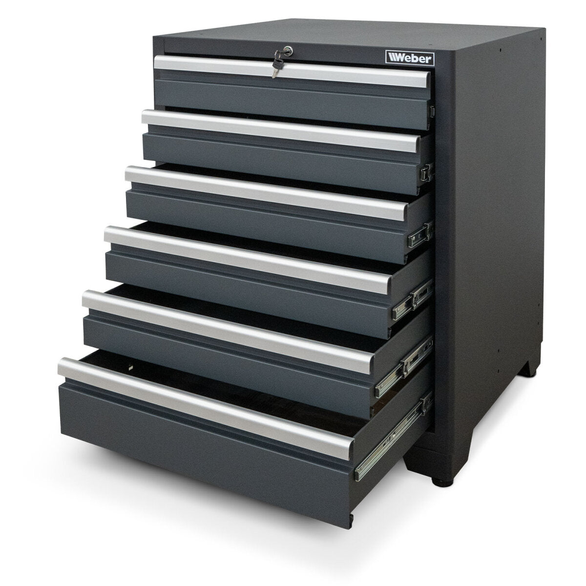 Professional Tool Cabinet series 610 with 6 drawers, gray