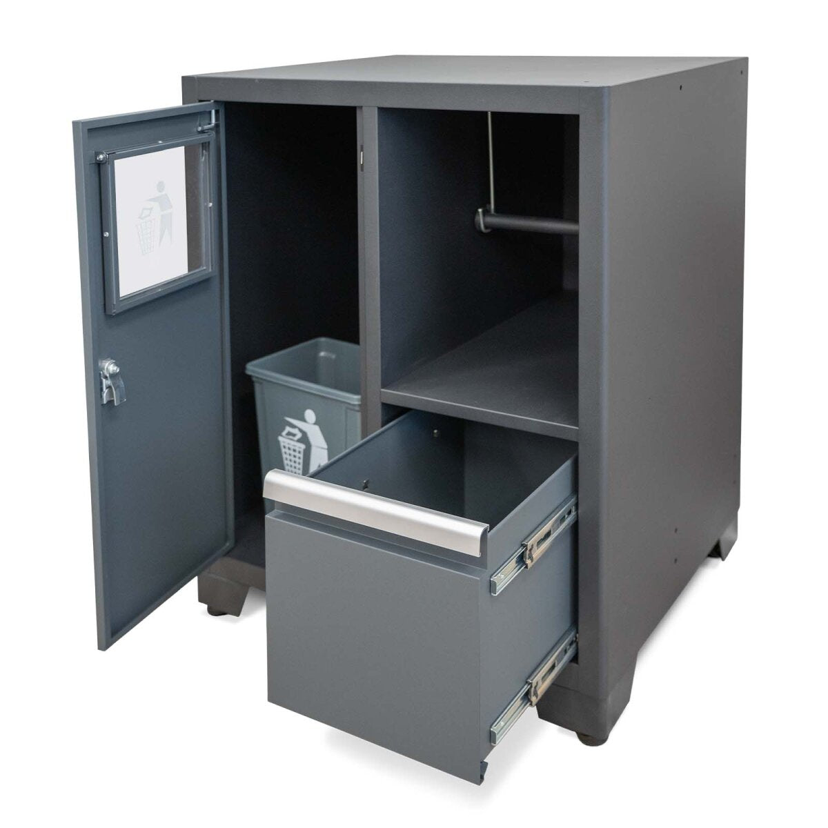 Professional Tool Cabinet series 610 with waste bin and paper holder