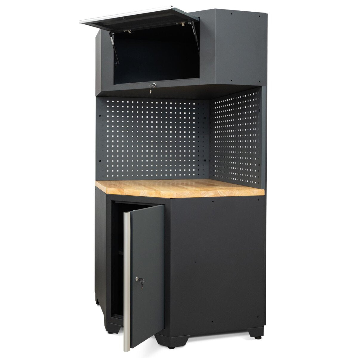 Professional corner cabinet system series 610 gray