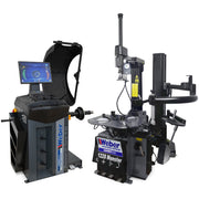 Weber Tire Machine 1228 Monster HP + Wheel Balancer Precision-3D Sonar III Air - Premium Package