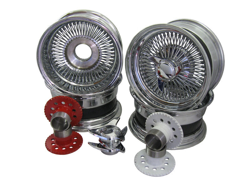 ShowTime - Set of 7 x 17" Chrome Spoke Wheels