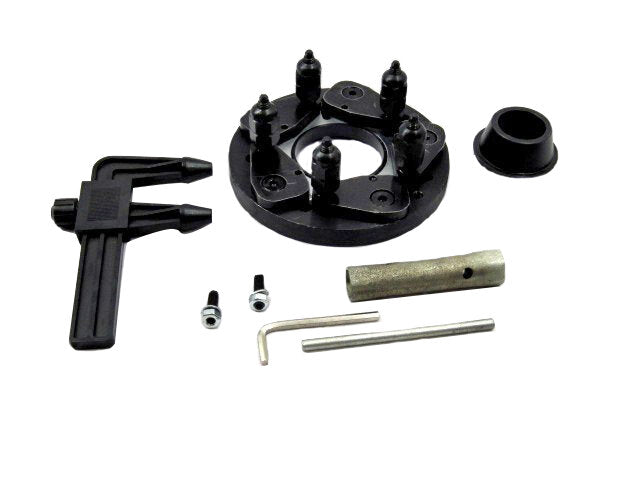 Special flange for 3-4-5-6 hole rims for ShowTime, WM machines and Weber wheel-balancers