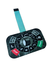 Keyboard overlay for precision 3D sonar