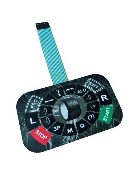 Keyboard overlay for precision 3D sonar