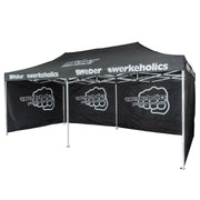 Weber #Werkeholics Easy-Up telt 3 x 6 m inkl. 4 sidevægge aluminium