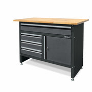 Weber Workbench 120x60 cm Wooden Worktop - Heavy Duty Workshop Table