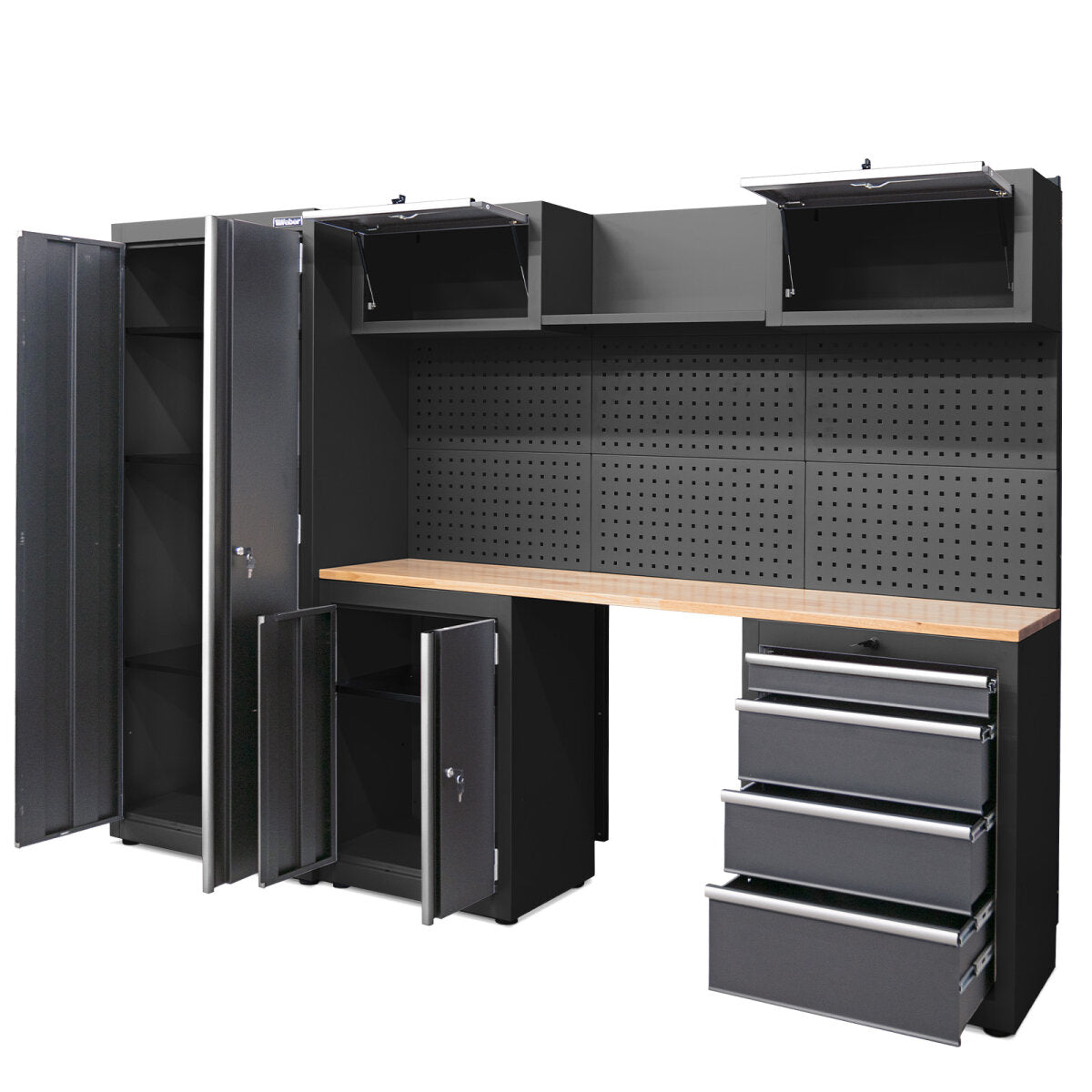 Weber Workshop Cabinet System 450 13 pcs - Full Workshop Storage System